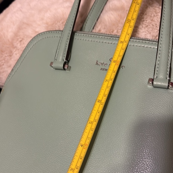 Kate Spade Authentic Mint Satchel Tote EUC see photos for measurements - Picture 14 of 16